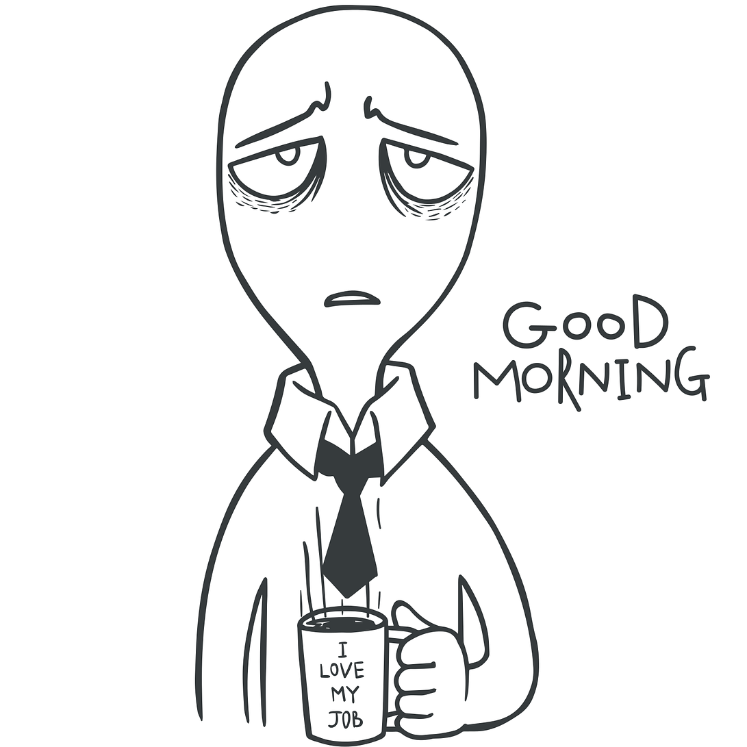 Die typische Spezies Morgenmuffel